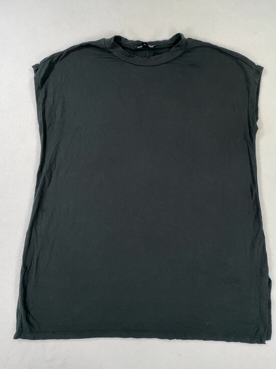 Eileen Fisher Tops - Eileen Fisher Sleeveless Mock Neck Top TENCEL Lyocell Dark Green Women's Size XS